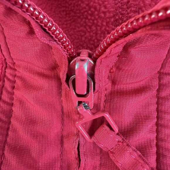 Coldwater Creek Women's 1X Fleece Jacket Coat Full Zip PInk - Picture 2 of 6
